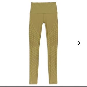 lululemon athletica Olive Green High-Waist Leggings
